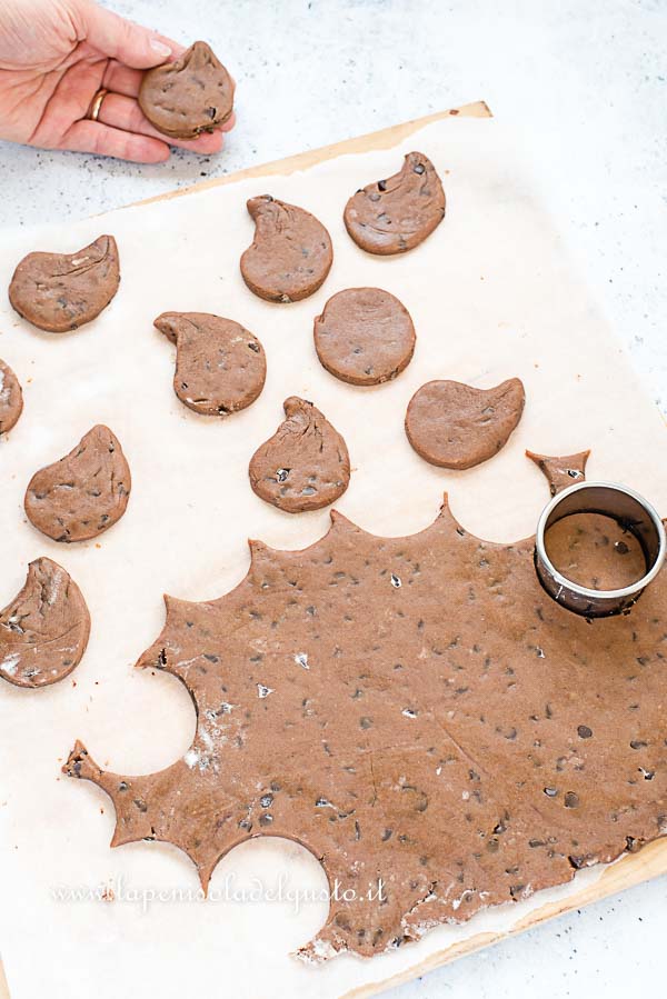 formo biscotti gocciole senza stampo buonissime con cioccolato leggere senza burro cacao ricetta