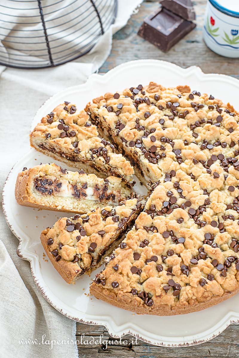 Sbriciolata Con Ricotta E Cioccolato Deliziosa E Facile Con Crema Alla Ricotta Senza Cottura